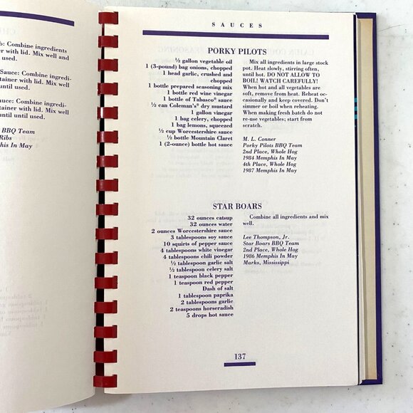 Memphis in May Cookbook 1989 Volume One Southern Food Recipes Tennessee - Picture 8 of 9